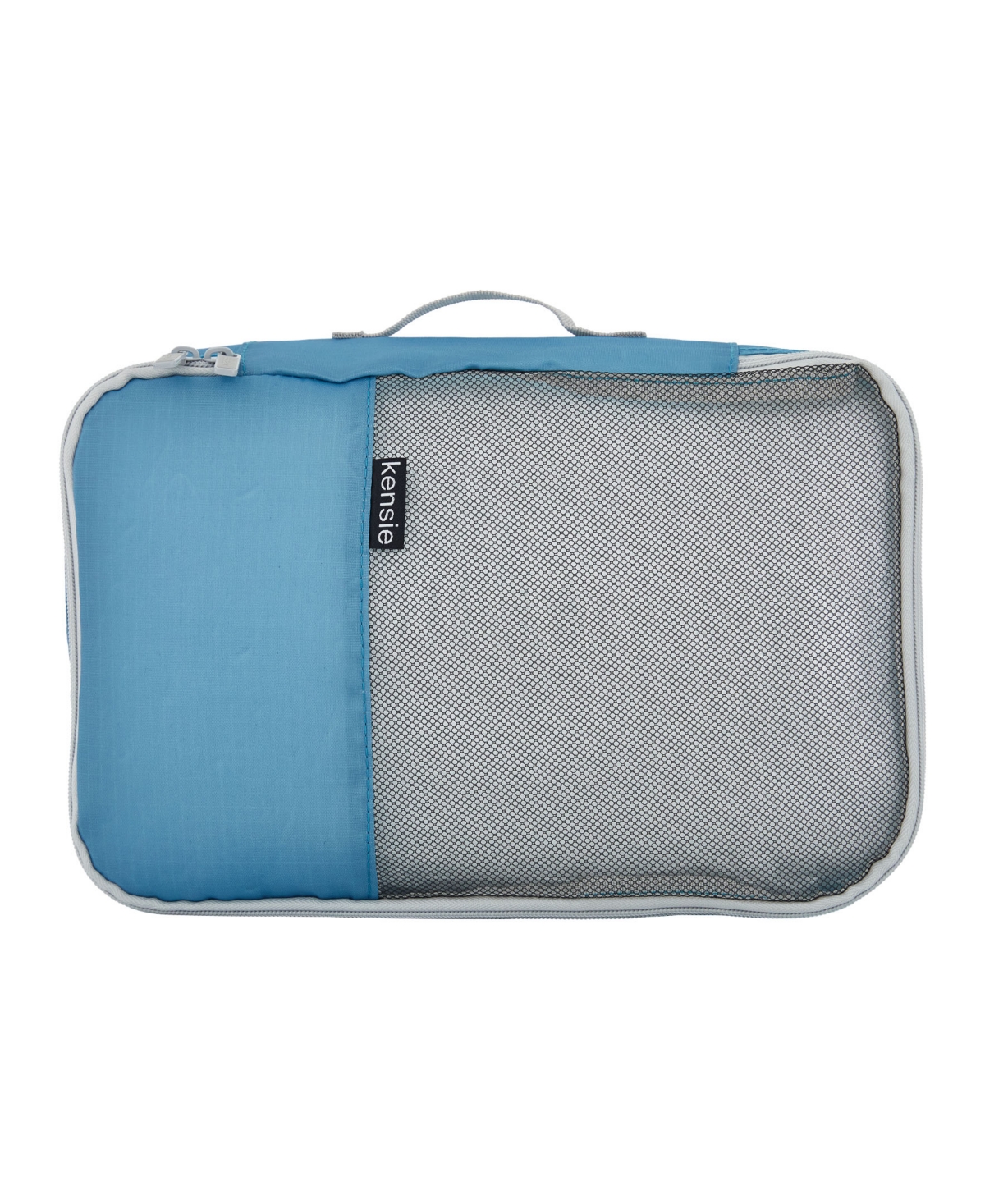 Kensie Hillsboro Expandable Rolling Hardside Collection Set, 4 Piece In Adriatic Blue