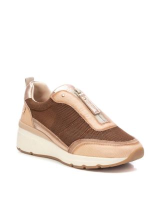 Carmela Collection Women's Leather Casual Sneakers By Xti