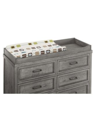 Foundry Traditional Wood Changing Tray in Brushed Pewter