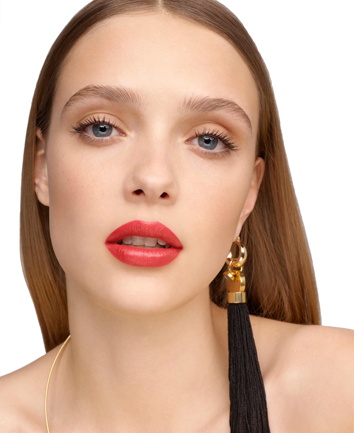 Carolina Herrera Fabulous Kiss Sheer Refillable Lipstick & Love Wins Lipstick Cap In 140- Nude Smile