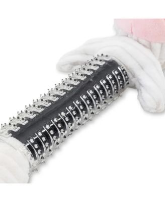 Black & White Cow Plush Dog Toy – Durable Thermoplastic Rubber with Squeaker & Crinkle Paper