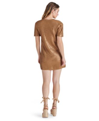 Steve Madden Women's Santana Short-Sleeve Crochet Mini Dress - Macy's
