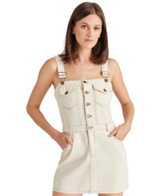 Women's Lake Cotton Overalls Mini Dress