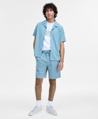 Flower T-Shirt, Baron Textured Knit Shorts & Shirt