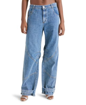 Women's Tre Denim Mid-Rise Wide-Leg Jeans 