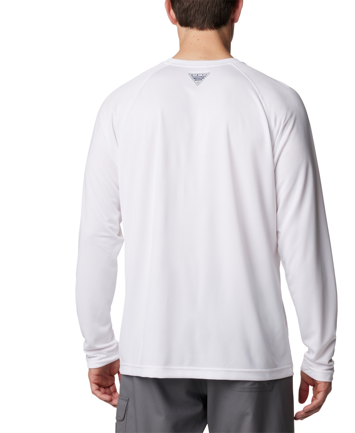 Columbia Men's Pfg Solar Stream Performance Long-sleeve Shirt In White