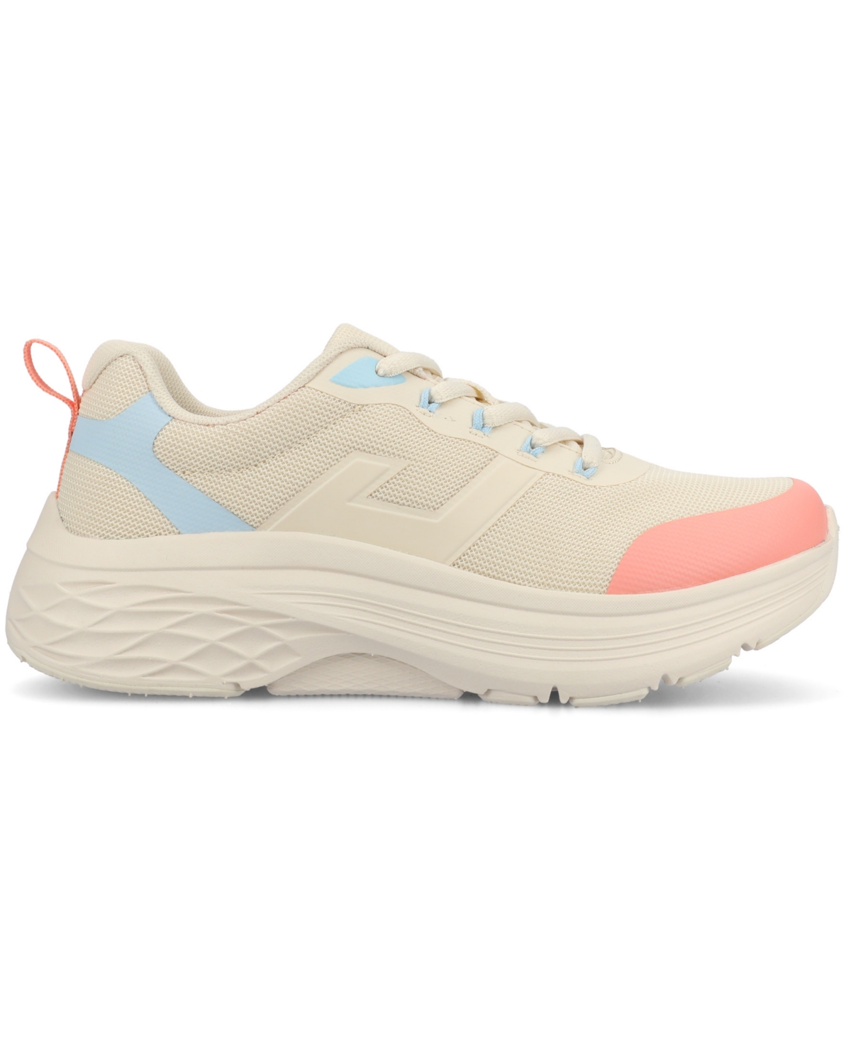 Journee Collection Women's Marshel Lace Up Jogger Sneakers In Beige