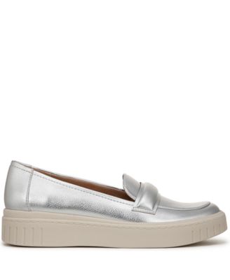 Women's Geneva Closed Round Toe Platform Penny Loafers