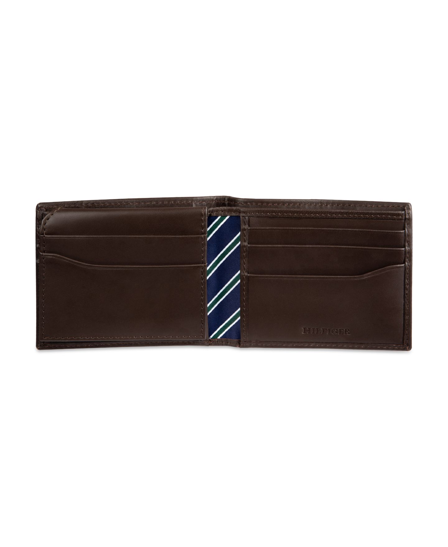Мужской кошелёк Tommy Hilfiger Overlay Passcase Wallet, цвет: Коричневый — фото 3