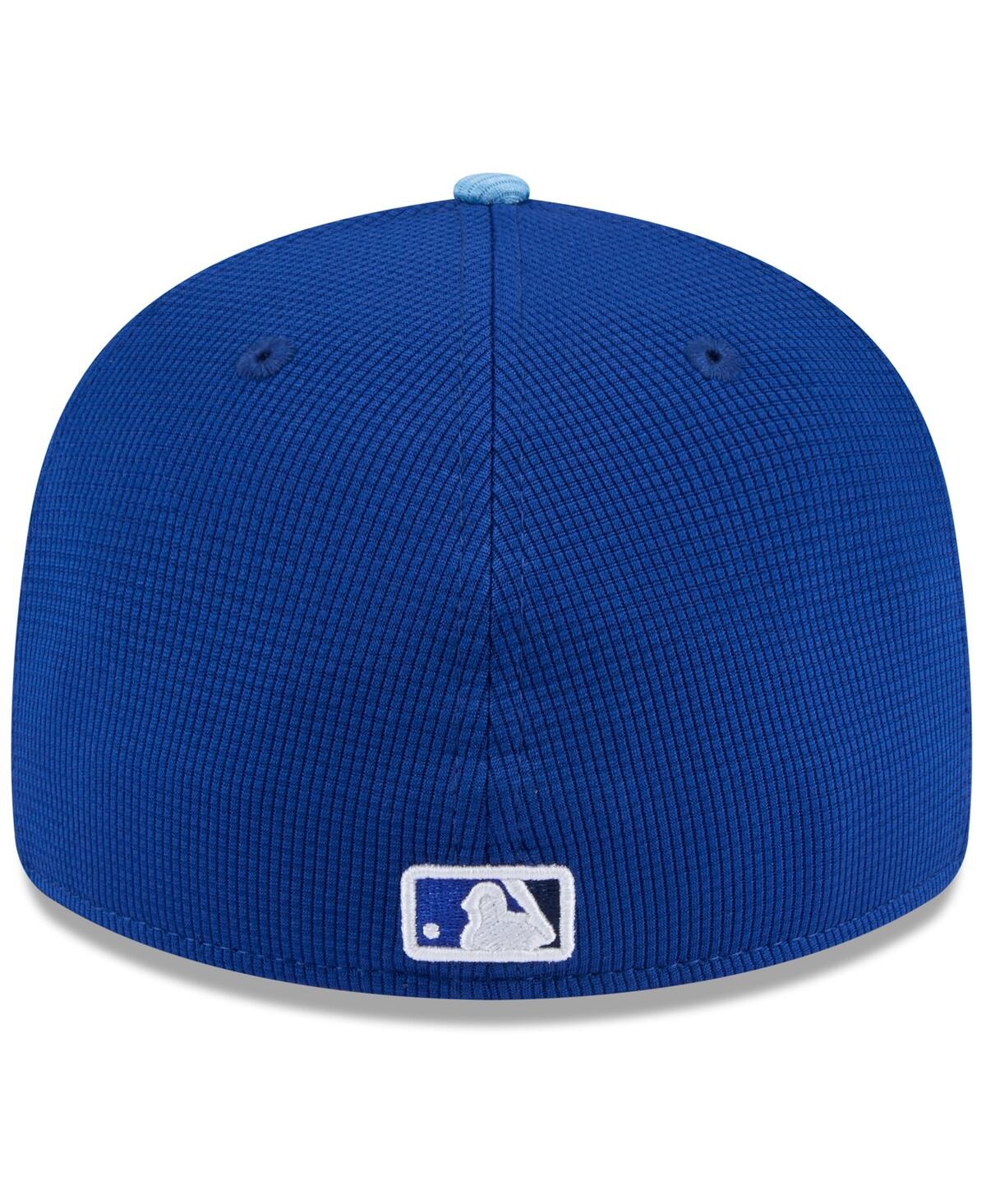 NEW ERA MEN'S WHITE/POWDER BLUE TORONTO BLUE JAYS 2025 SPRING TRAINING LOW PROFILE 59FIFTY FITTED HAT 