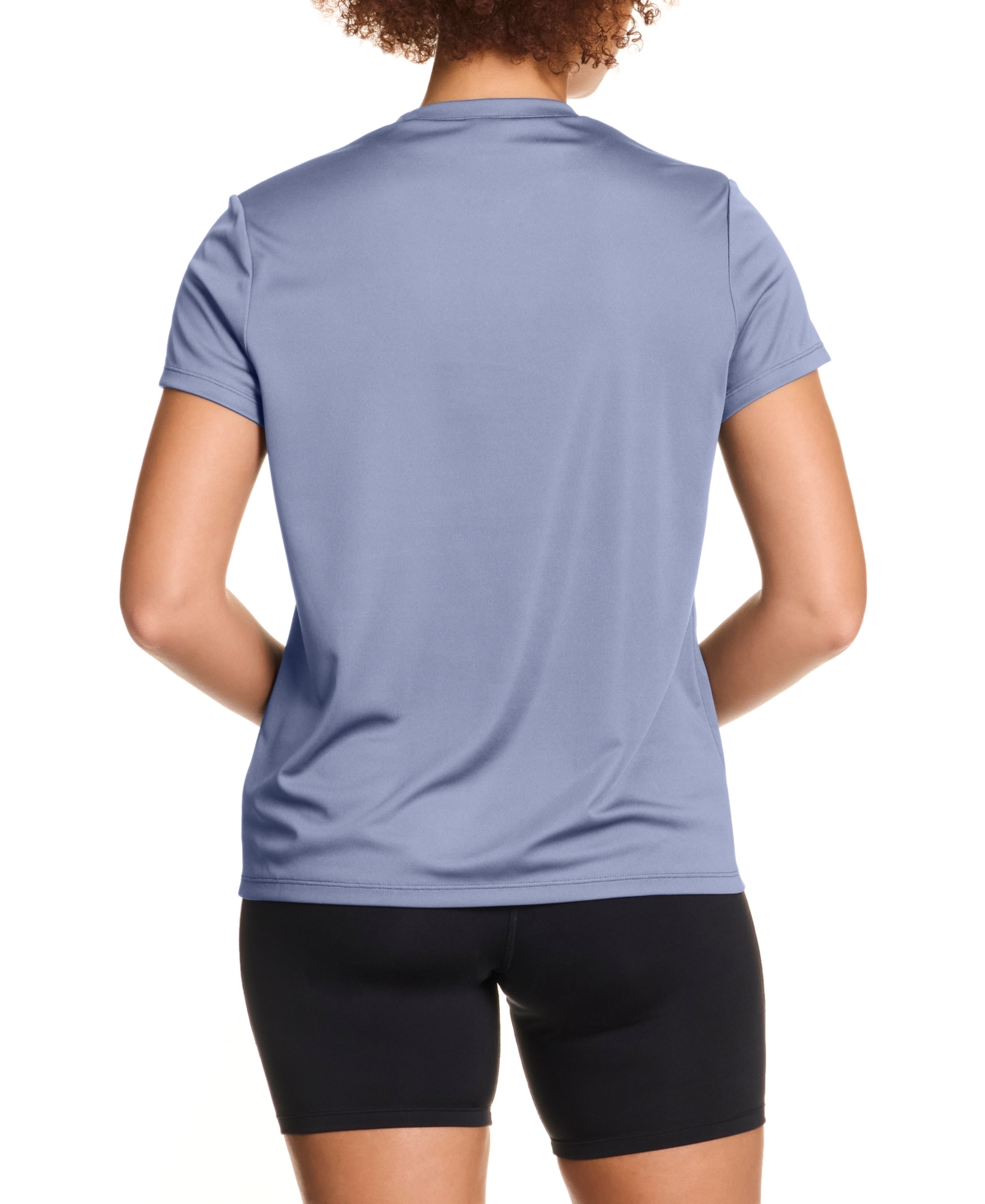 Reebok Women's Id Performance Tech Short-sleeve T-shirt In Blue