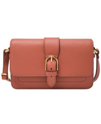 Fossil Small Zoey Leather Crossbody Bag - Macy's