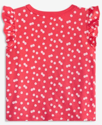 Baby Girls Mix and Match Daisy Dot-Print T-Shirt, Exclusively at Macy's