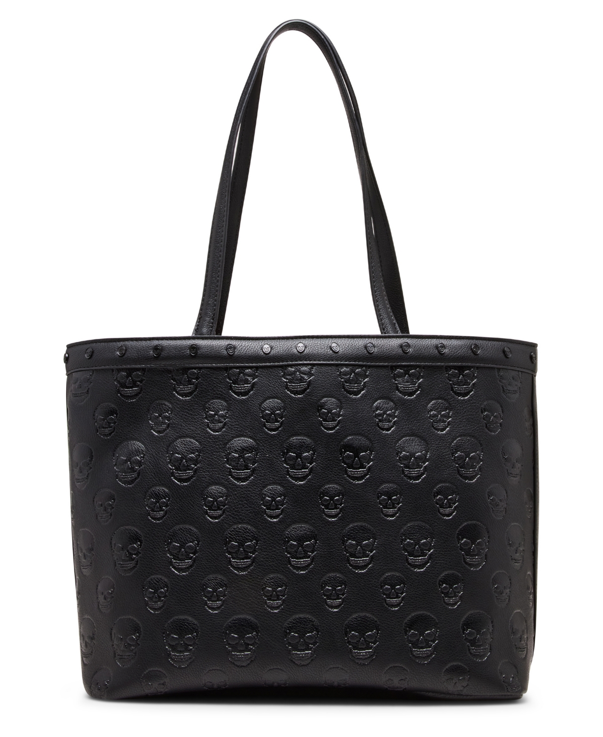 BETSEY JOHNSON SKULL BOSS MEDIUM TOTE BAG 