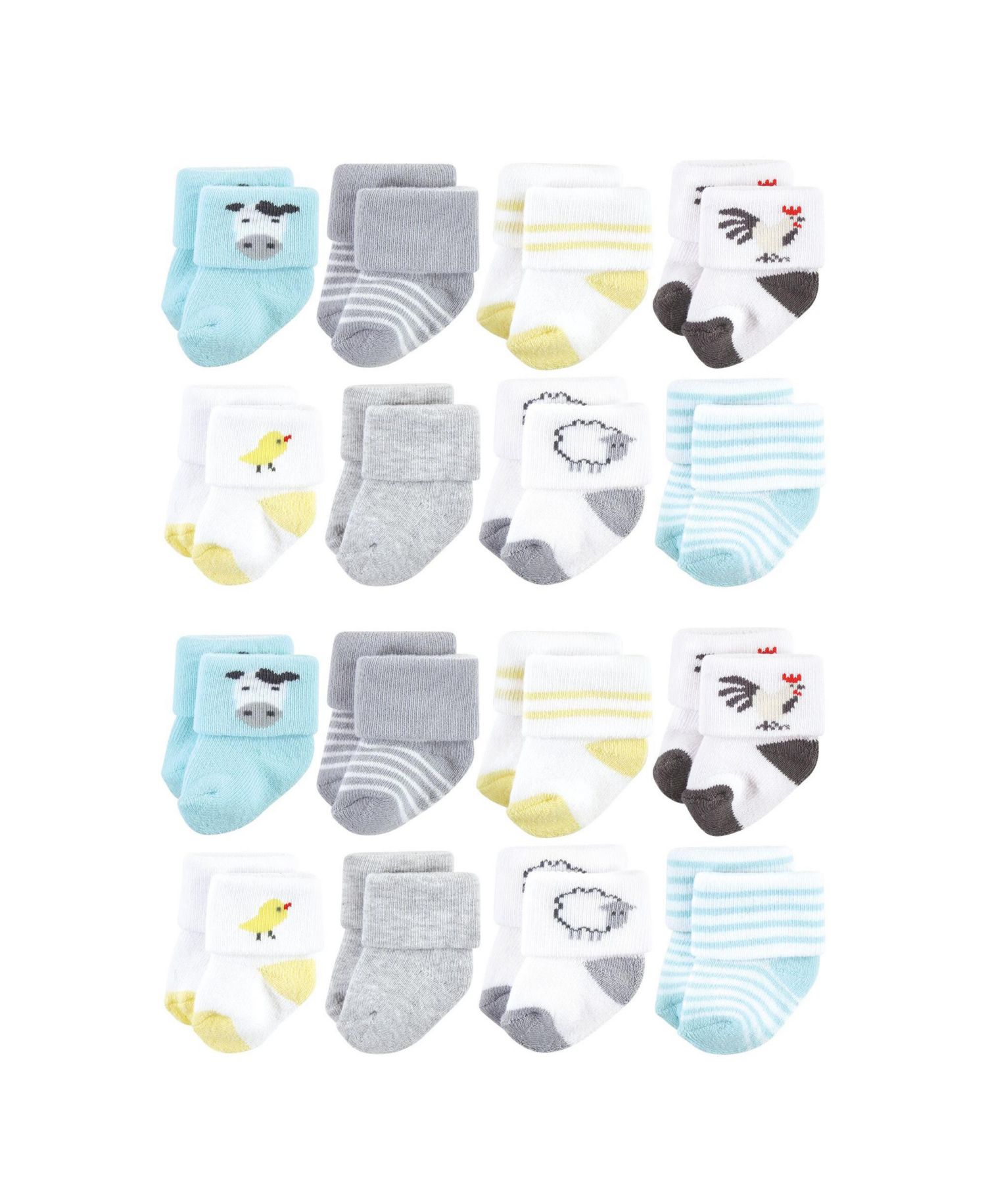 Baby Boys Hudson Unisex Plush Cotton-Blend Unisex Terry Socks