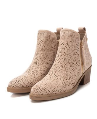 Women's Suede Ankle Booties By XTI