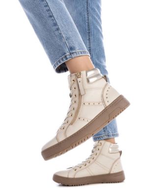 Carmela Collection Leather Sneaker Booties By Xti