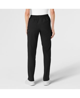 Petite W123 Flat Front Cargo Scrub Pant