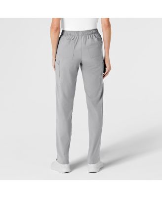 Petite W123 Flat Front Cargo Scrub Pant
