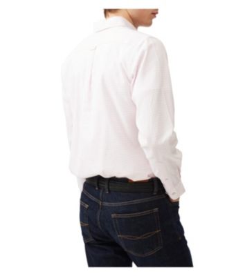 Rodd Gunn Men's Gunn Check Oxford Long Sleeve Slim Fit Shirt