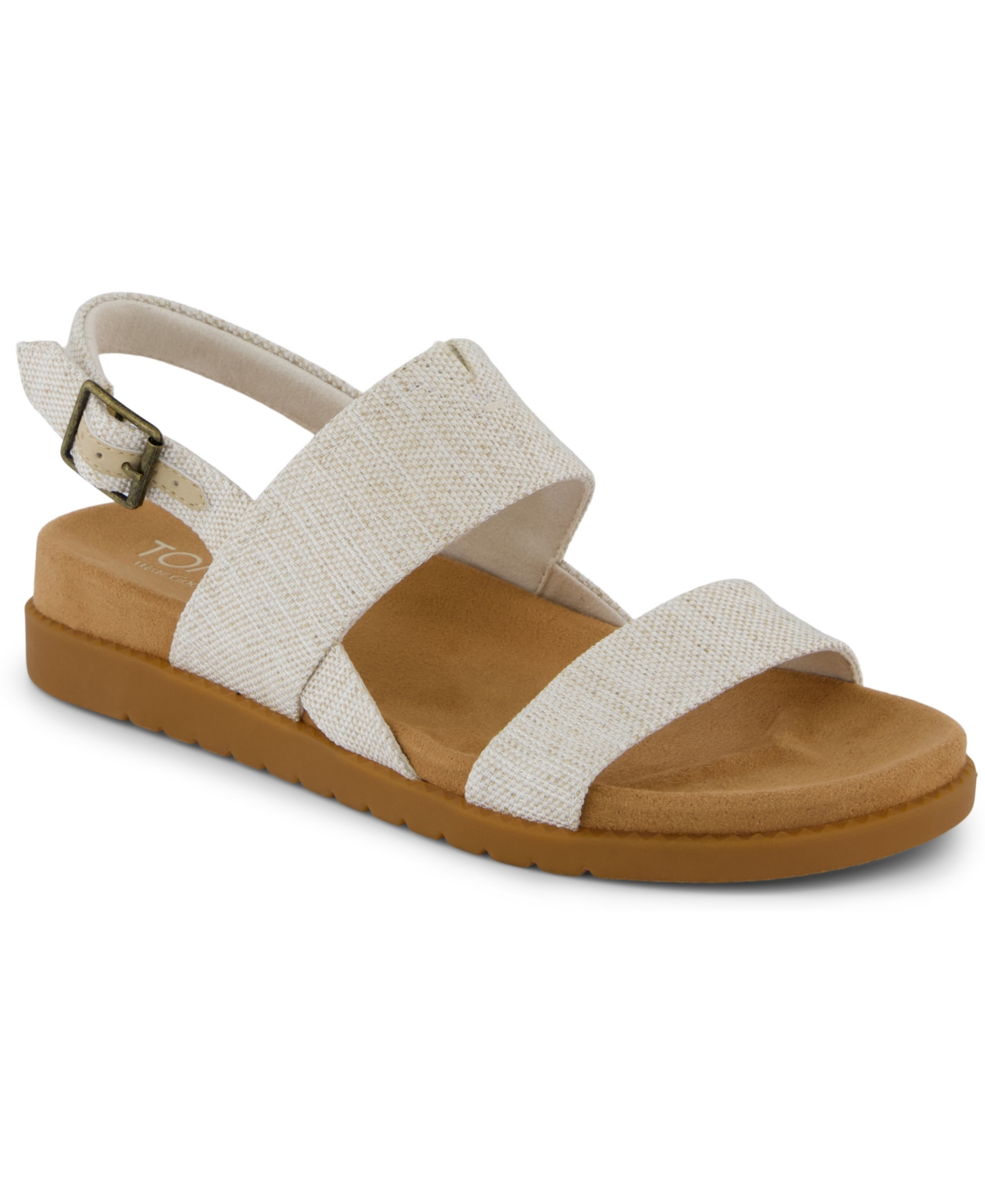 TOMS WOMEN'S MARIN ADJUSTABLE BUCKLE SANDALS 