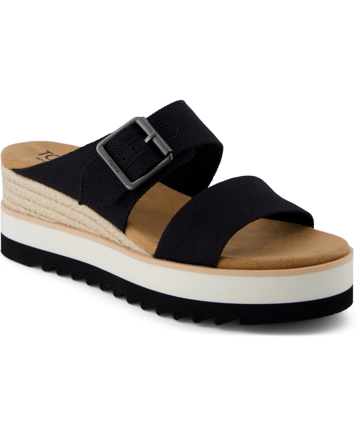 TOMS WOMEN'S DIANA MULE BUCKLE SANDALS 