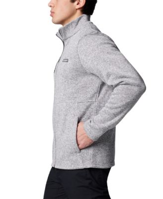 Men's Alto Pass Textured Knit Sweater Fleece Zip-Front Jacket