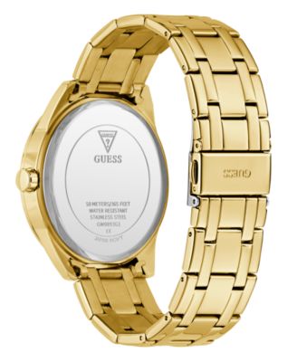 Men's Analog Gold-Tone Stainless Steel Watch, 44mm