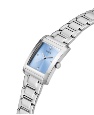 Women's Analog Silver-Tone Stainless Steel Watch, 27mm