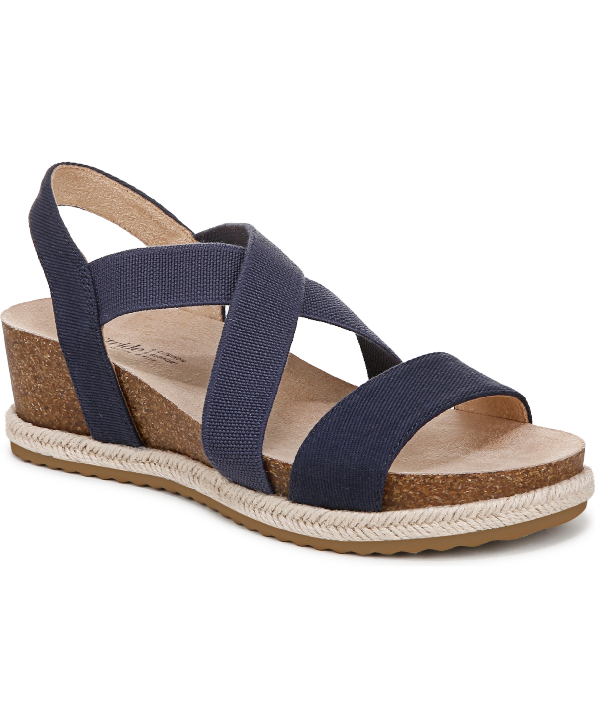 LIFESTRIDE WOMEN'S BREEZE STRAPPY WEDGE SANDALS 