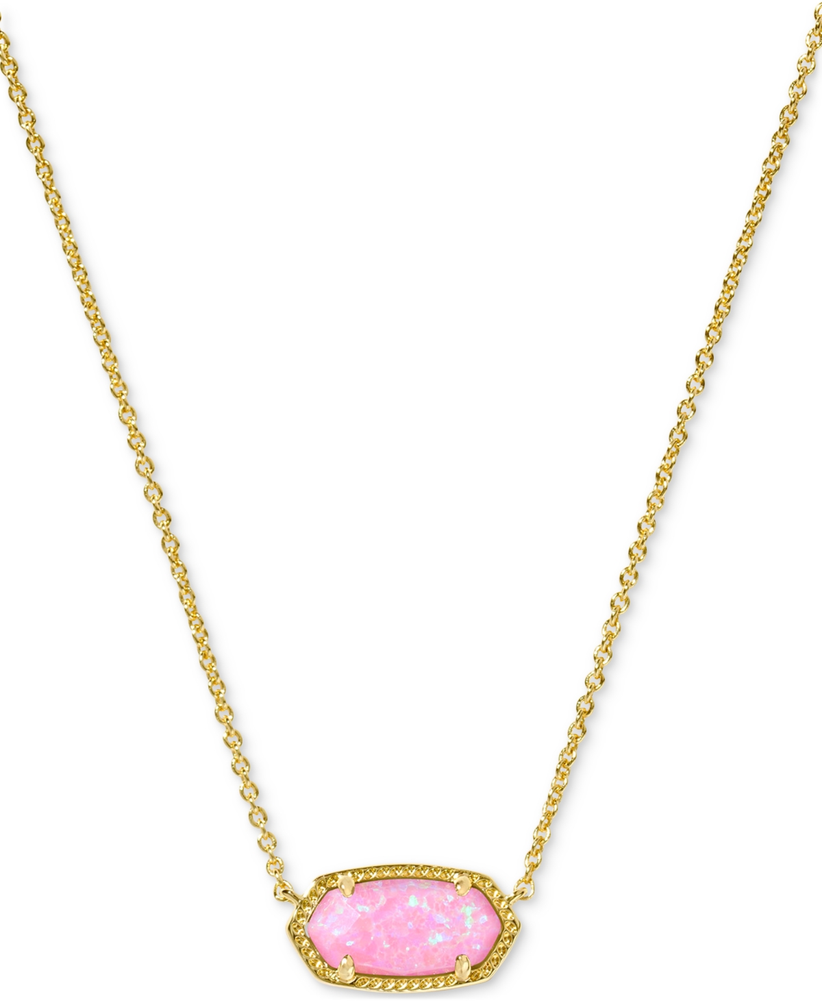 Kendra Scott 14k Gold Plated Elisa Pendant Necklace In Gold Carna
