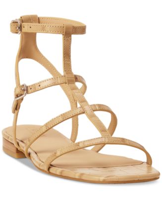 LAURENRALPHLAUREN Everley Calfskin Gladiator Sandal 国内発送 送関込☆LAURENRALPHLAUREN Everley Calfskin Gladiator Sandal