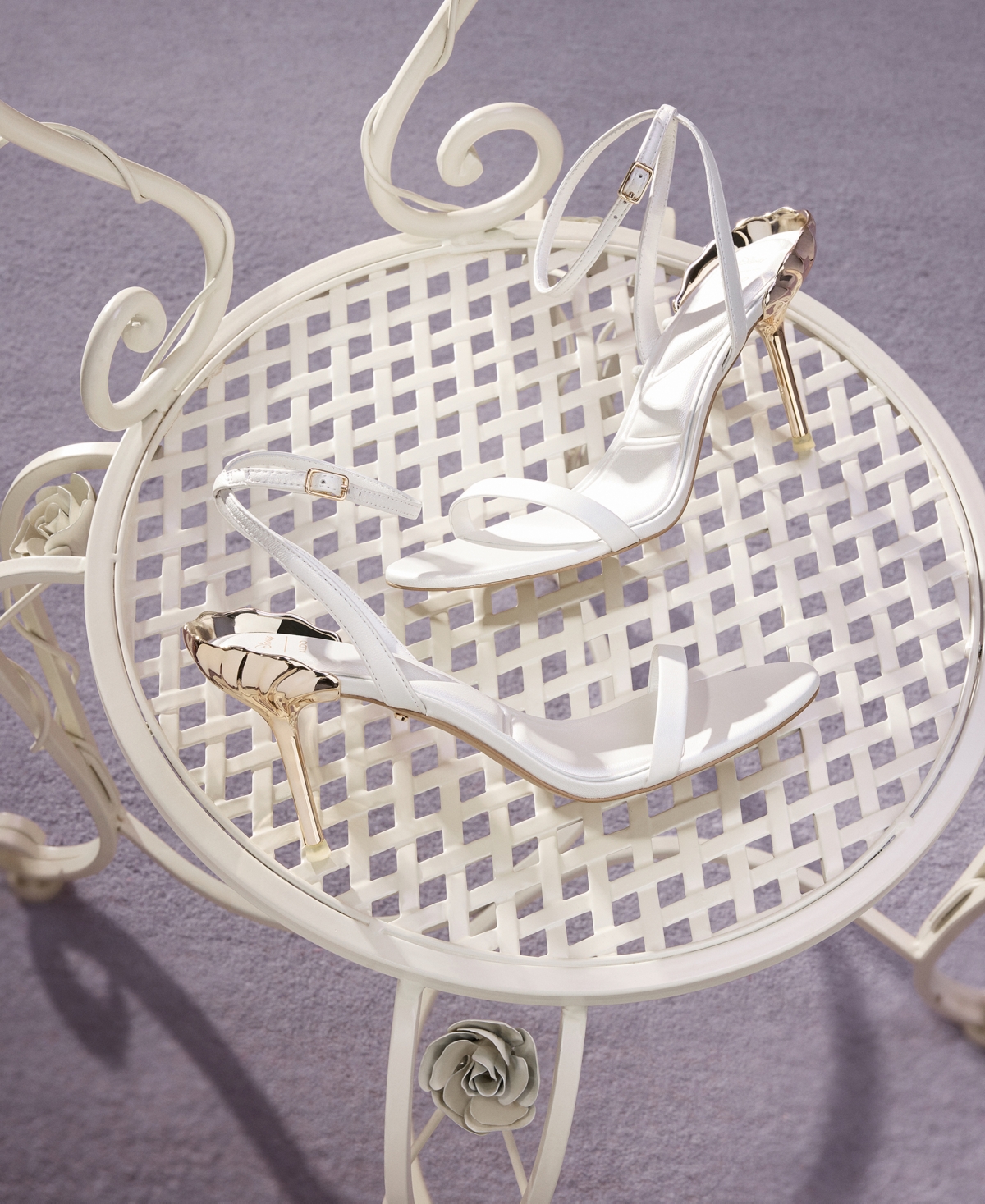 Shop Aldo X Disney Women's Arielheel Two-piece Dress Sandals In White
