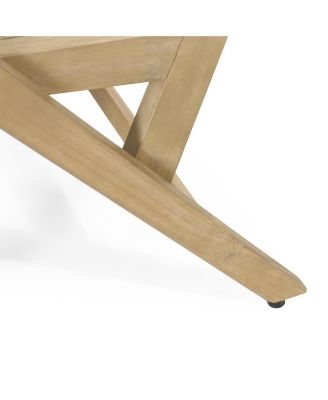 Streamdale Acadia Wood and Woven Wicker Set of 2 Club Chairs for Outdoor Relaxation