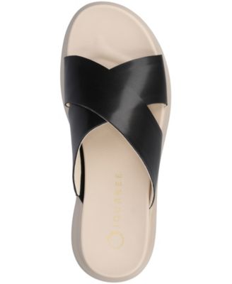 Women's Cathie Crisscross Platform Wedge Sandals