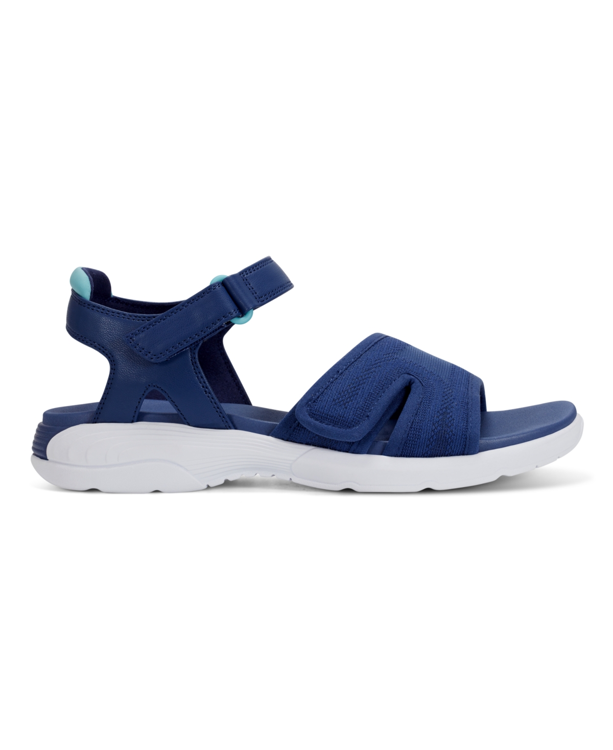 Shop Easy Spirit Women's Tayton Lightweight Sporty Flat Sandals In Dark Blue