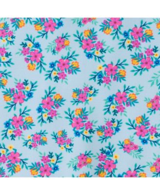 Infant Girls Floral Print Rash Guard