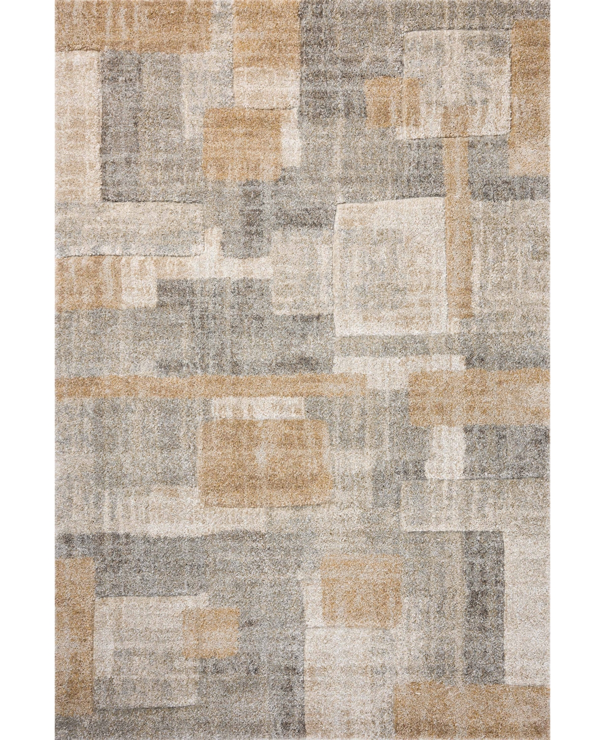 Loloi Silas Sla-06 6'7"x9'2" Area Rug In Gray,wheat