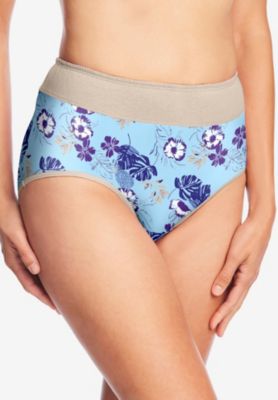 Women's Full Coverage Stretch Cotton Color Block Brief 3-Pack