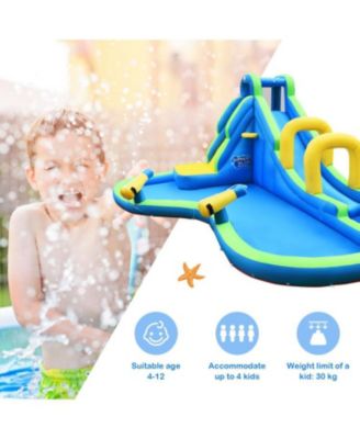 Inflatable Water Slide Kids Bounce House Fun Outdoor Playset for Summer Play
