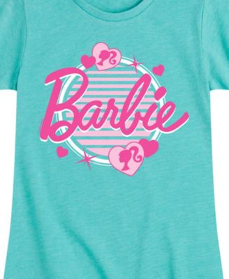 Big Girls Logo Hearts Graphic Short Sleeve T-Shirt