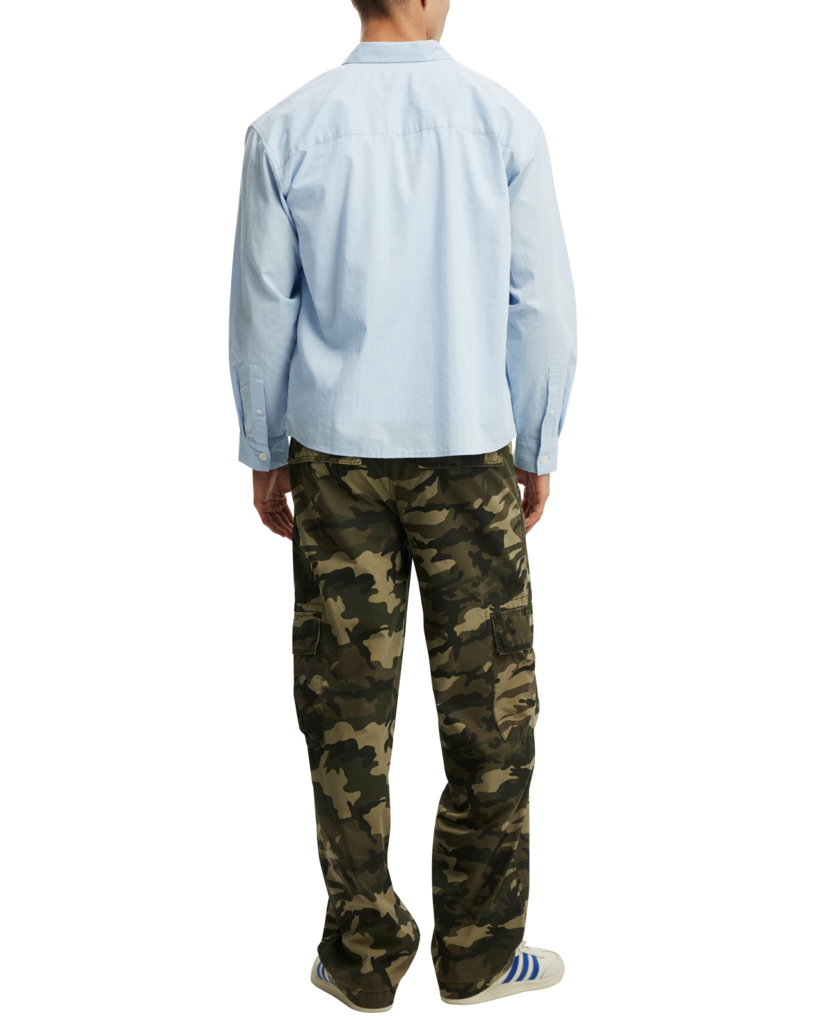 Shop Cotton On Men's Knox Baggy Cargo Pants In Dark Camo