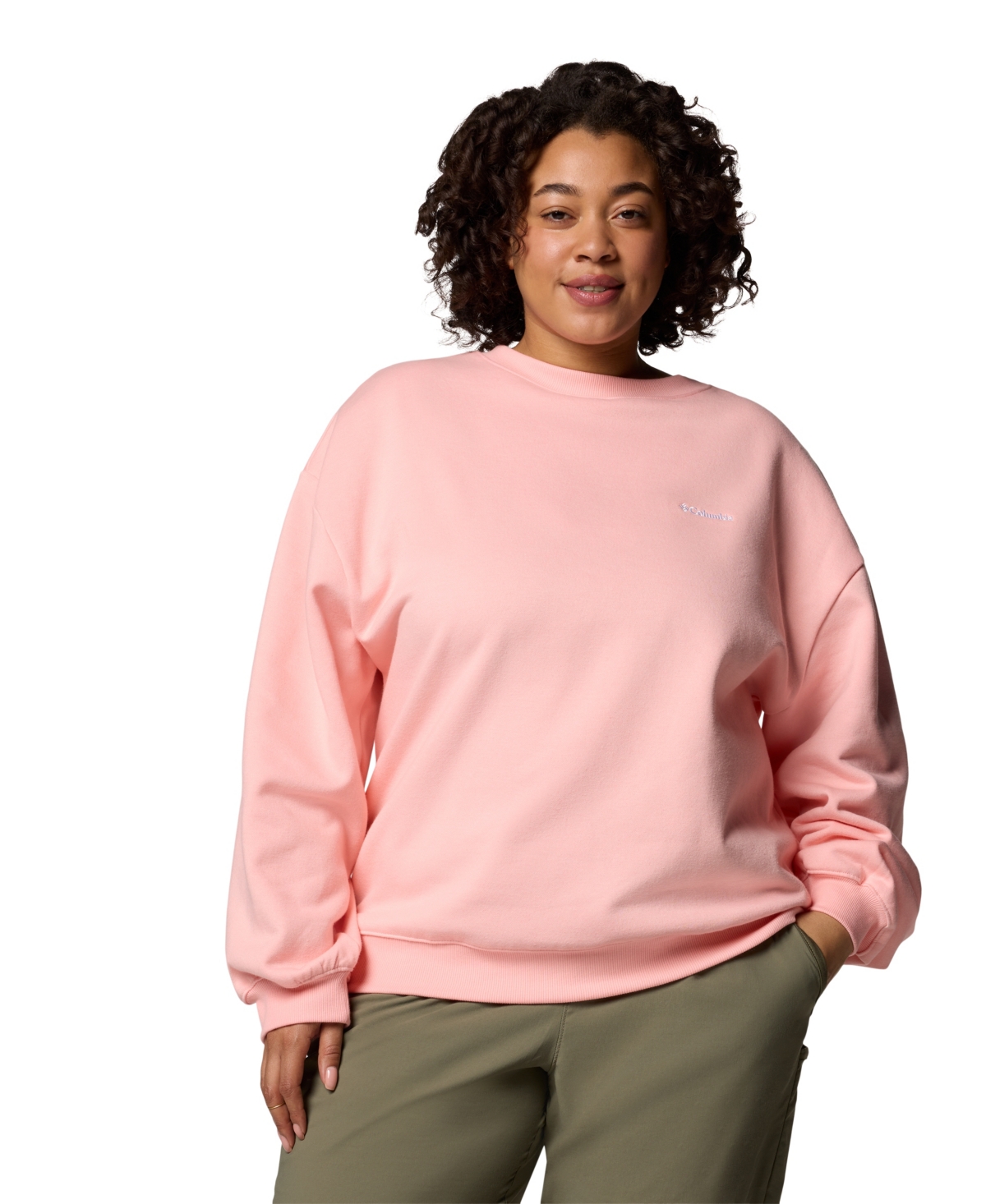 Shop Columbia Plus Size Aldermore Crewneck Sweatshirt