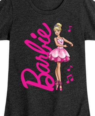 Big Girls Ballerina Graphic Short Sleeve T-Shirt