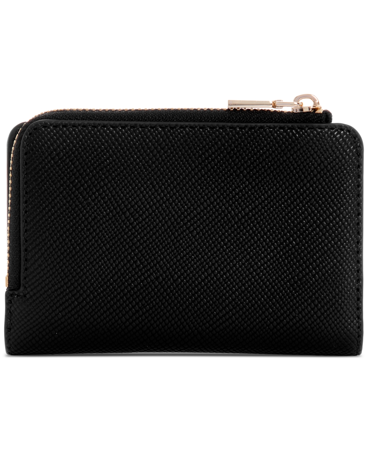 Guess Laurel Zip Around Card Case In Black