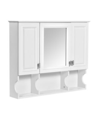 Streamdale 35" Wall Mount Bathroom Medicine Cabinet with Mirror and Shelves