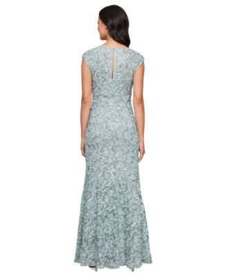 Women's Sequined Soutache Mermaid Gown