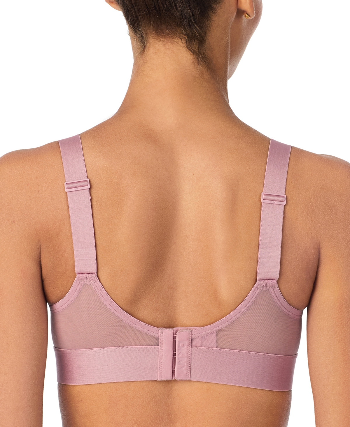 Dkny Sheers Unlined Mesh Bralette Dk4084 In Pink
