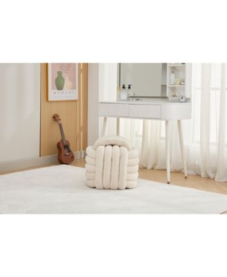 Modern Knot Design Ottoman Stylish and Comfortable