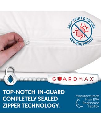Waterproof Zippered Pillow Protector - Standard Size  - 2 Pack